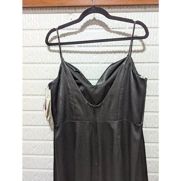 Christina Wu Celebration Women's Black Solid Wedding Attire Gown Size 16 NWT - Picture 5 of 8